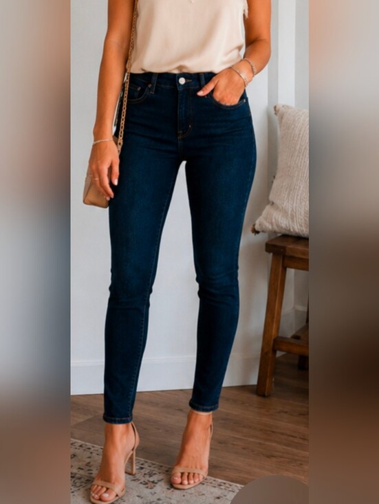 rag & bone Denim - Rag & Bone High Rise Skinny Jeans Size 28 Heritage Dark Wash